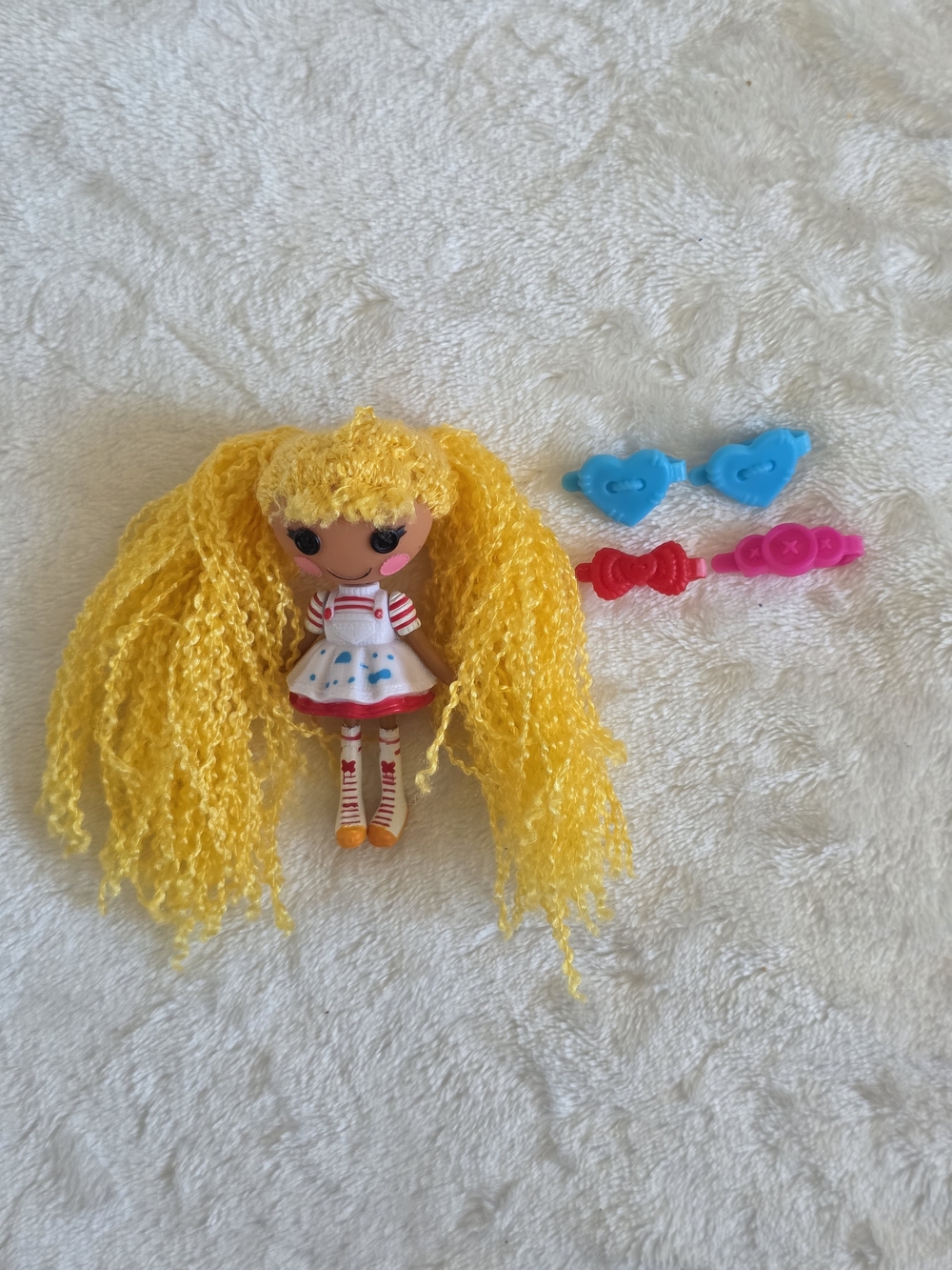 Mini Lalaloopsy Loopy Hair Spot Splatter Splash Doll w Styling Clips Accessories